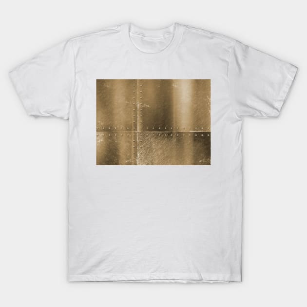 Solid Metal- Gold T-Shirt by Quatern